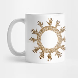 Hands In A Circle Mug